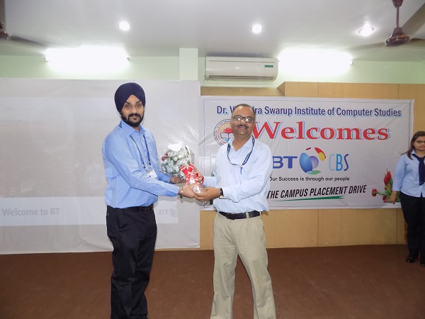 Campus placement drive - British Telecom